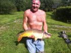 A beautiful 14lb 110z Mirror Carp for Steve - well done you!