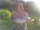 A lovely 10lb mirror carp for Sue